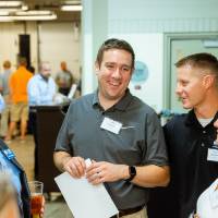 Guests at the Engineering Design Project Preview Event